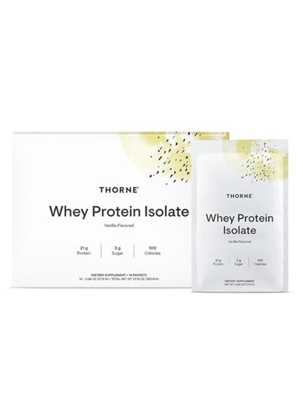 Whey Protein Isolate, Balanced Amino Acids Profile, 14 Packets - E